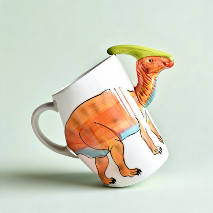 Taza Artesanal de Dinosaurio